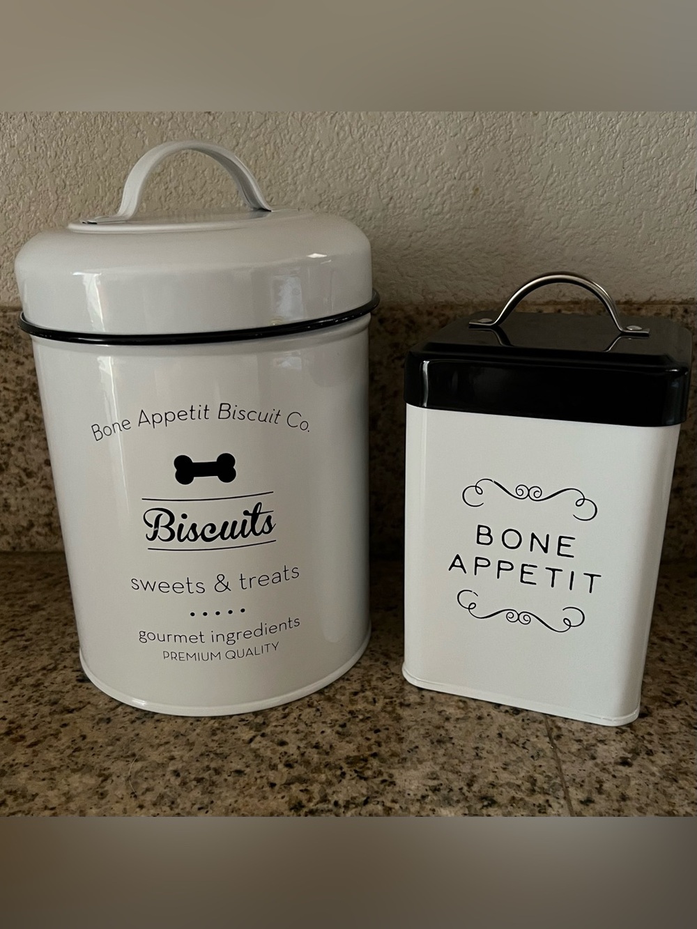Dog treat jars